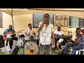 Awesome gospel live jam sessionemma on bassgreat soundswait till the endsweet bass vibes 