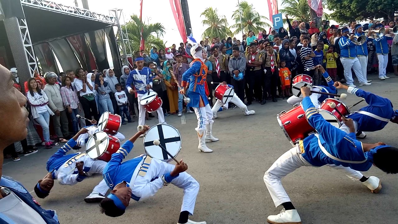 Display Marchingband SMAN 2 Baubau Dalam Acara Ulang Tahun Honda