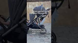 This stroller hack is the BEST for toddler parents! It adds an extra seat to most single or double