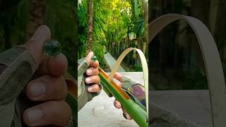 Bamboo Creations with Marble ball #Slingshots #Bamboo