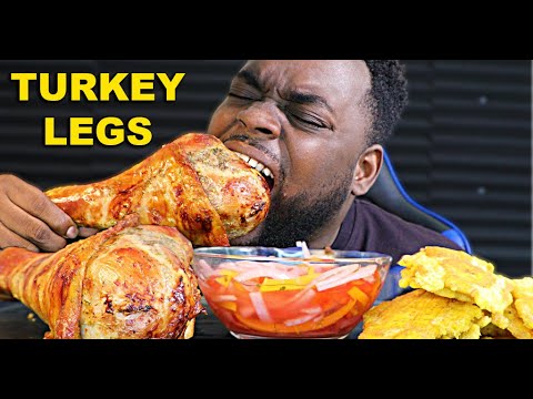 BEAST FEAST DESTROYS HUGE TURKEY LEGS MUKBANG