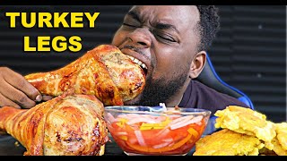 BEAST FEAST DESTROYS HUGE TURKEY LEGS MUKBANG