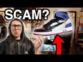 Kid Tries to SCAM us with FAKE Off White Jordan 1