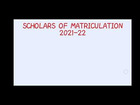 ACADEMIC | MATRICULATION RESULT | SESSION 2021-22