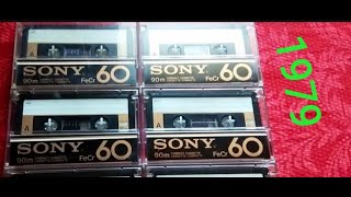 SONY FeCr 60 - 1979 Japan #аудиокассета