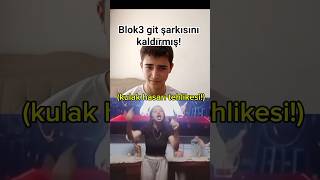 Blok-3 git şarkısını kaldırmış 😨 #keşfet #rap #blok3 #fypage
