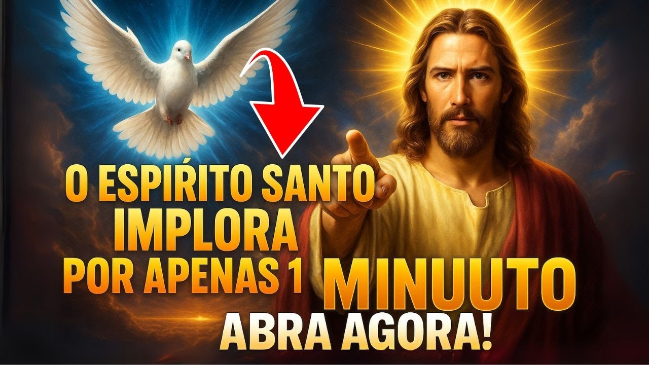 O ESPIRITO SANTO IMPLORA POR APENAS 1 MINUTO, ABRA AGORA!