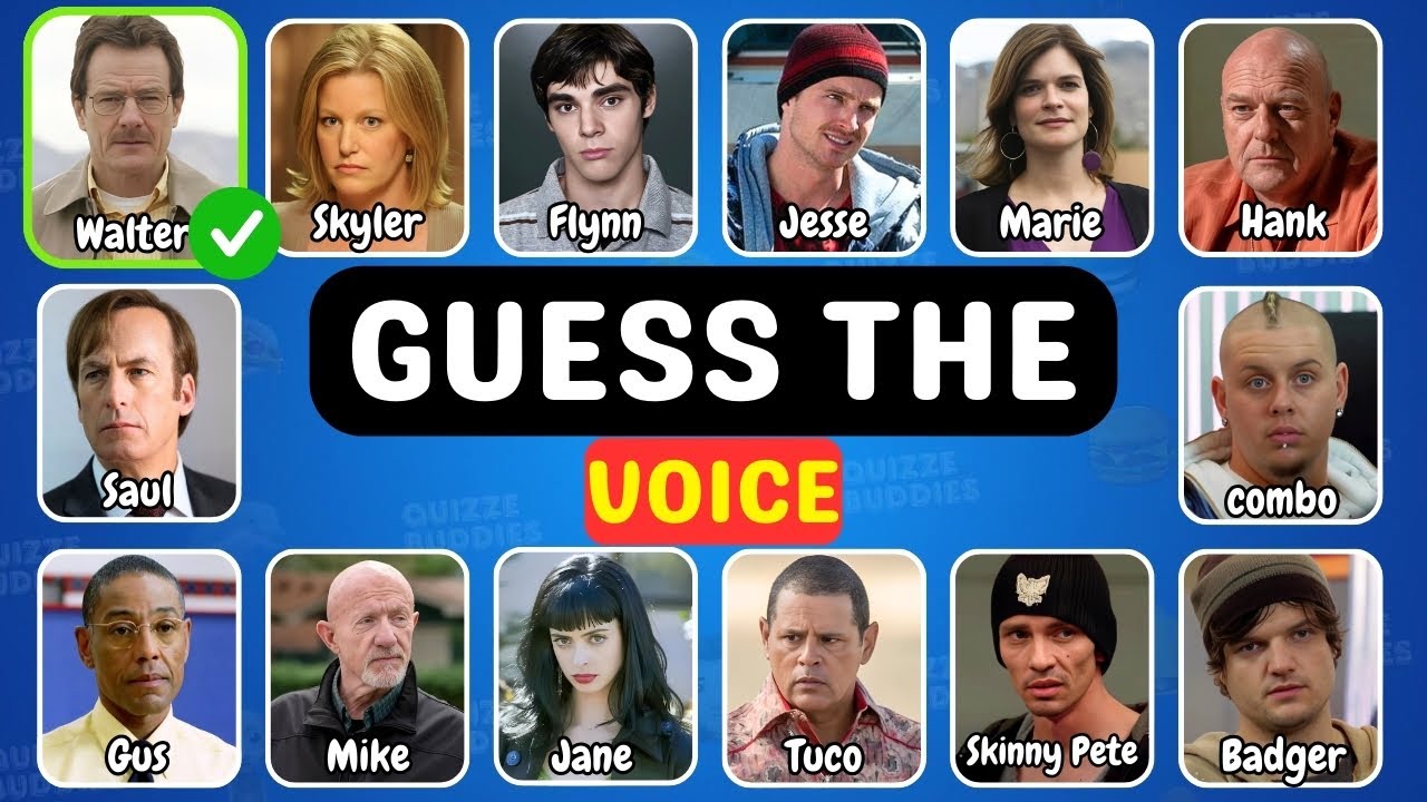 Can You Guess the Breaking Bad Character by Their Voice? 🎙️ | Ultimate Breaking Bad Voice Quiz