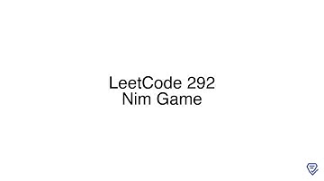 LeetCode 292: Nim Game