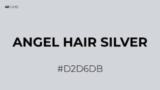 Angel Hair Silver Screen - Cinematic Backdrop Source - (#D2D6DB) - RGB(210, 214, 219)
