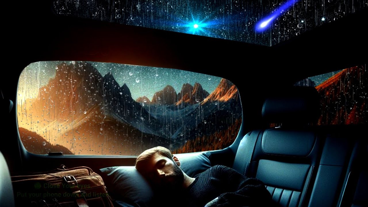 The sound of rain and thunder at night will make 99% fall asleep ...