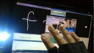 free drawing with image processing in opencv
