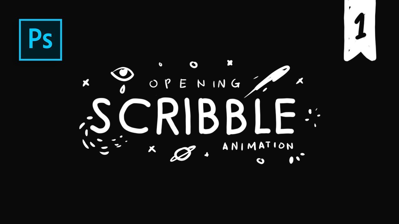 Cara Membuat Animasi Opening Scribble Text Effect Di Photoshop