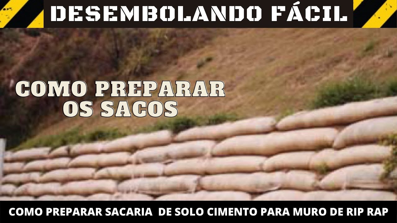 RIP RAP. Como preparar os sacos. YouTube