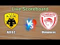 AEK B.C. vs Olympiacos Live Score - Greece Greek Basket League