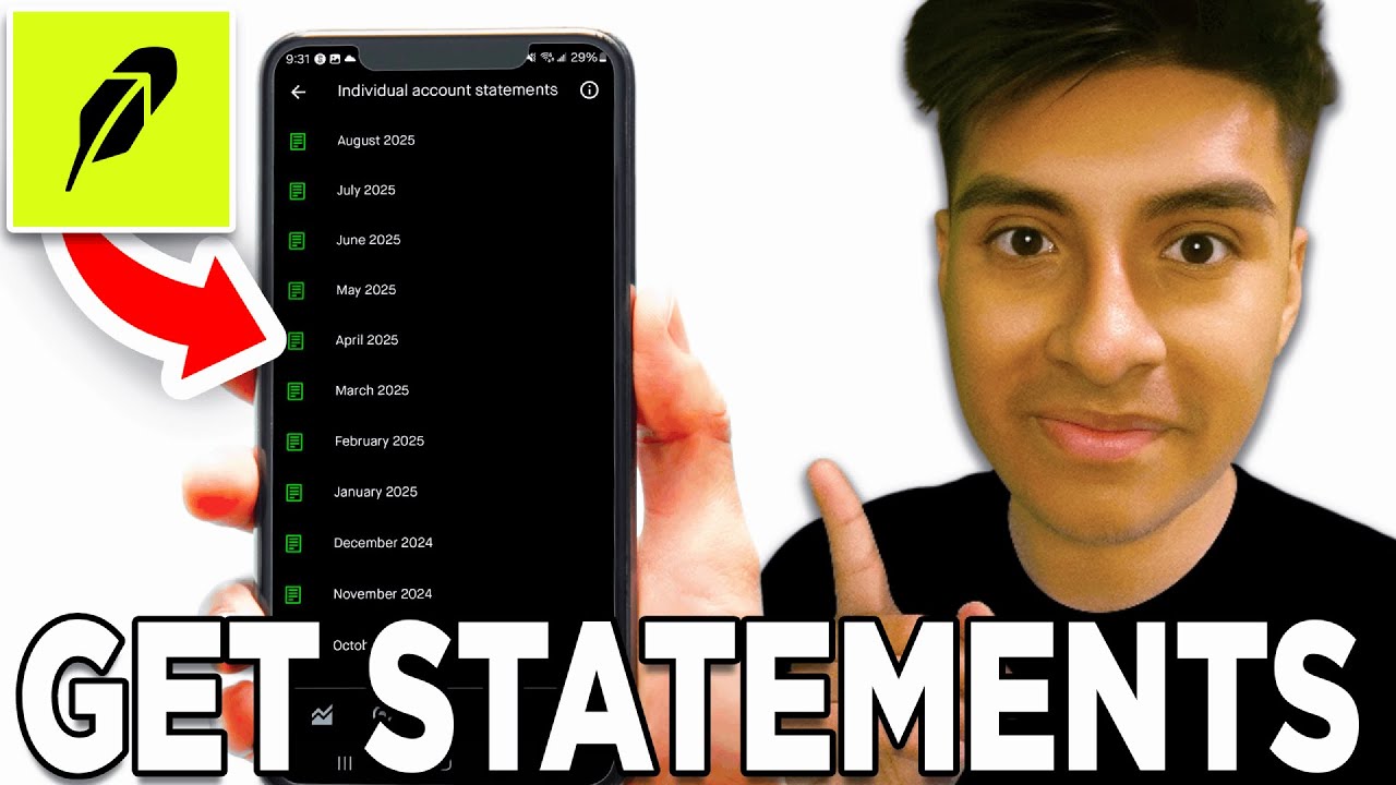 How To Get Robinhood Statements! - Tutorial