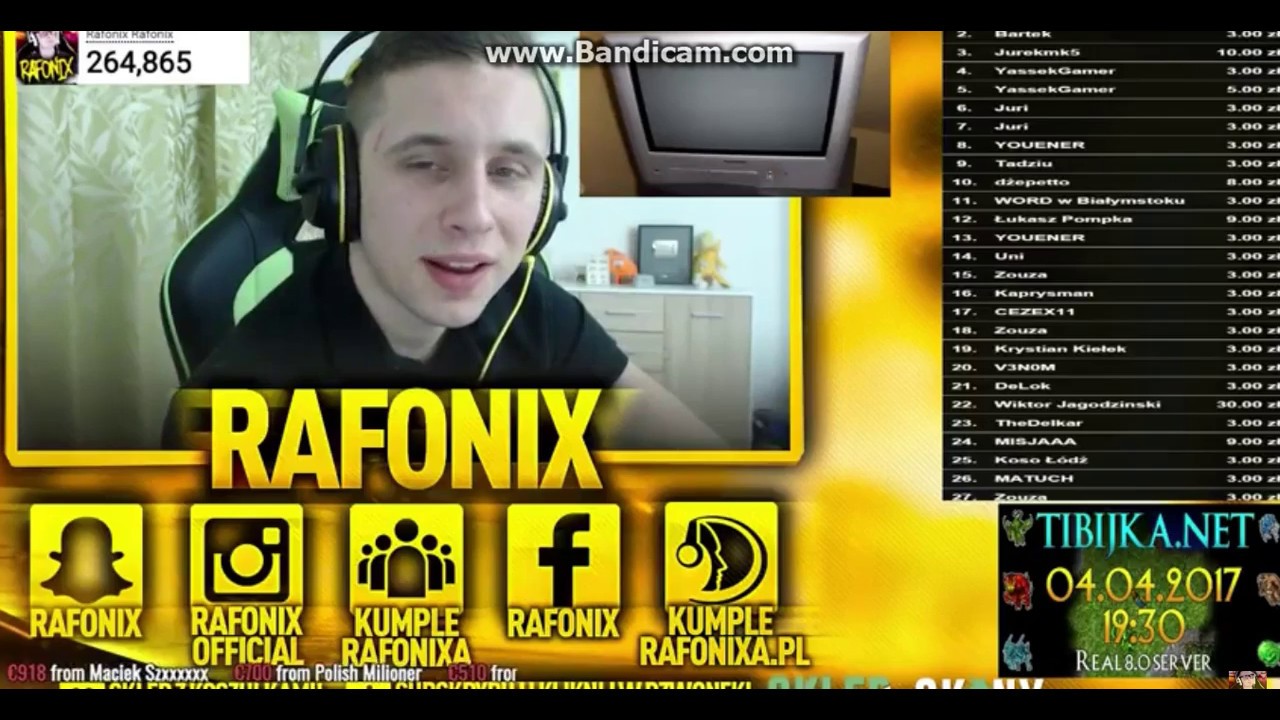 Śmieszne Shoty z Live #1 Rafonix kupuje telewizor na działkę