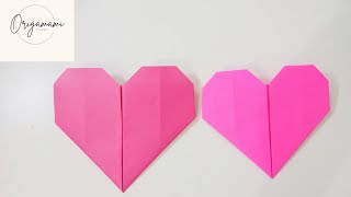 Origami Hati | Origami Love | Easy Origami Heart @Origamami