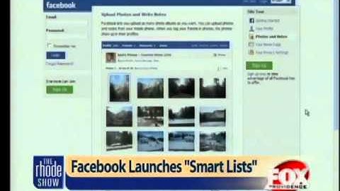Facebook to organize friends in lists