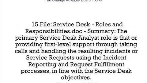 The Change Advisory Board Toolkit