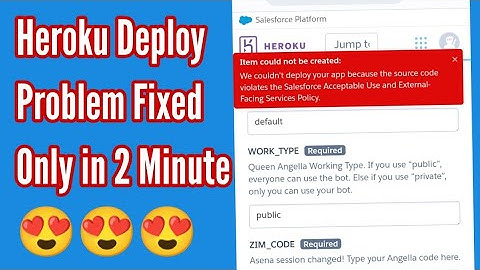 How to Fix Heroku Deploy Problem | Heroku Bot | SKE TECH
