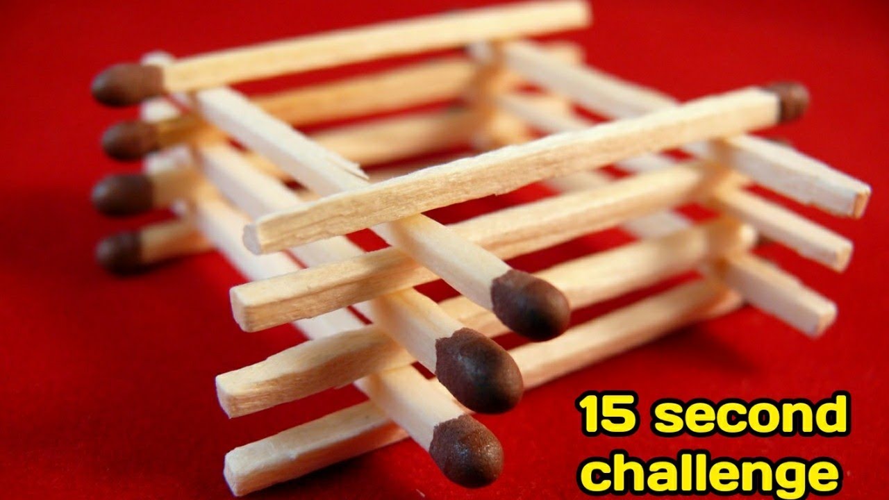 12 match stick puzzles that will blow your mind in 15 seconds YouTube
