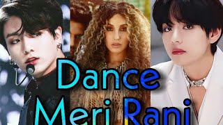 Bts Dance meri rani || bts bollywood edit || Nora fatehi || bts kim taehyung fmv on nora fatehi