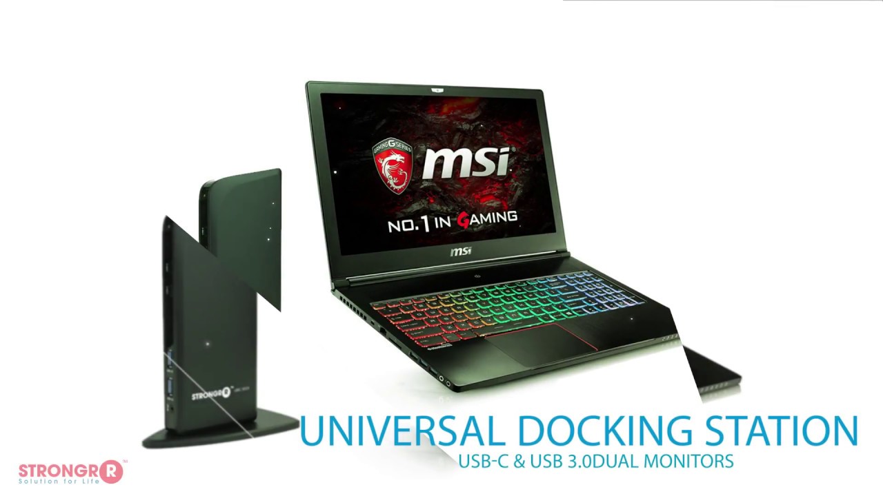Docking Station for MSI Laptops by LB1 High Performance YouTube
