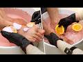 ASMR I Tried A Full Foot Spa Pedicure With Foot Massage Heel Smoothing 