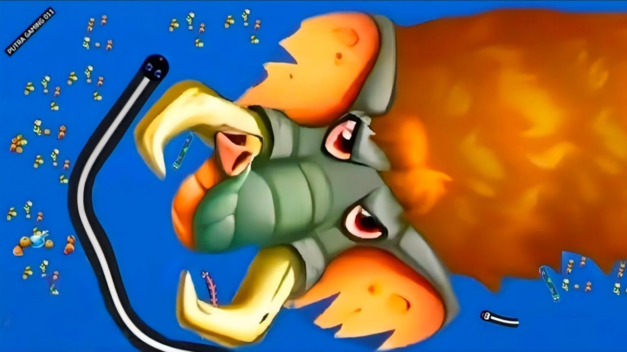 🐍WORMSZONE.IO | GIANT SLITHER SNAKE TOP 01 / Epic Worms Zone Best Gameplay! | T4LODxROCKY