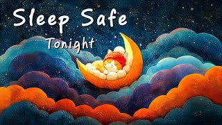 Sleep Safe, Little One 🌌 Gentle Lullaby for Anxiety & Stress Relief | Relaxing Piano Waltz