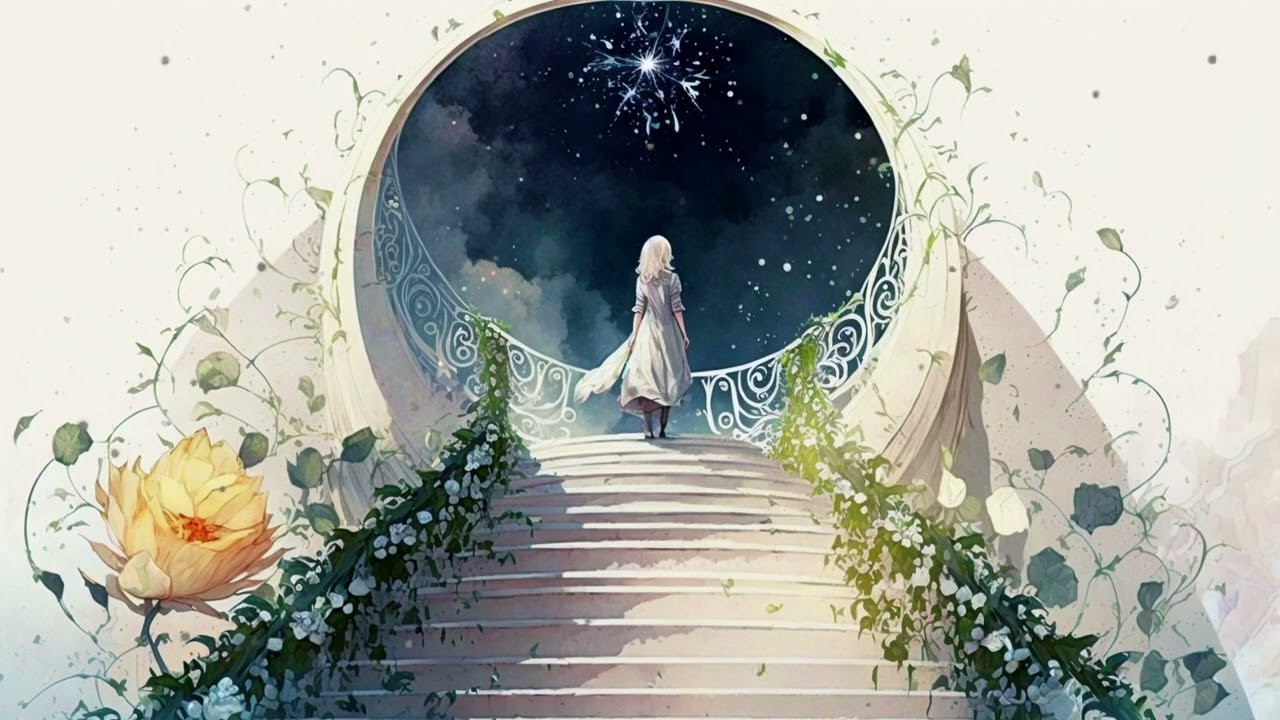 The smile of a lonely star. Piano composition.