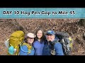 Appalachian trail 2024 day 10 hog pen gap to  mile 45 camp site