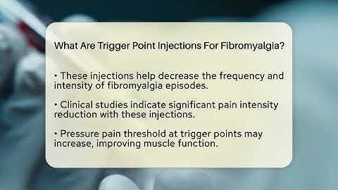What Are Trigger Point Injections For Fibromyalgia? - Fibromyalgia Wellness Channel