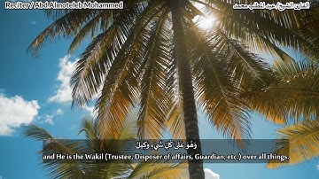 بديع السموات والأرض من سورة الأنعام - الشيخ عبد المطلب محمد - from Al-Anam Surah