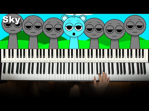 Incredibox Sprunki Sky Sound on Piano