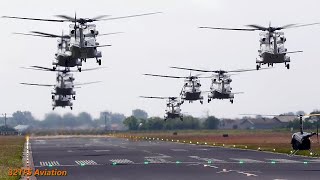 [4K] Awesome Mass Takeoff 8X NH90 | "Neptune Formation" De Kooy/Den Helder Airport