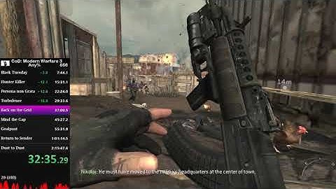 Back on the Grid in 6:38.79 - Modern Warfare 3 - Speedrun