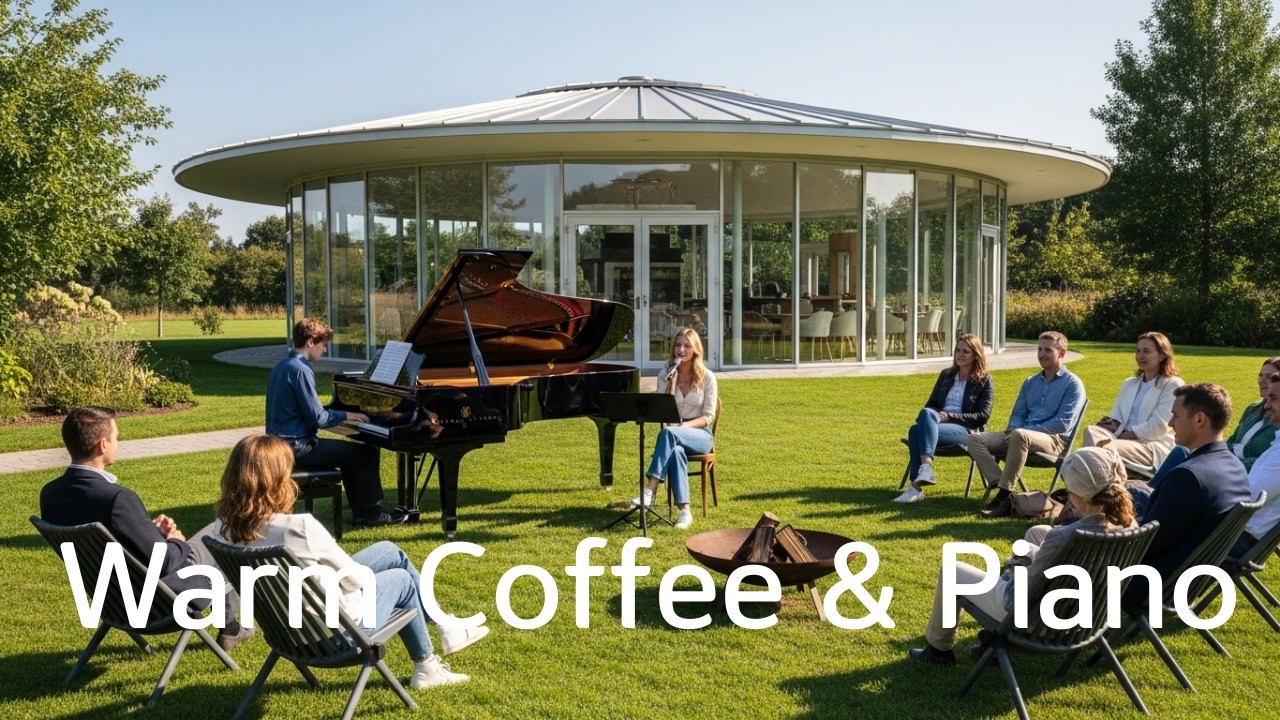 English Piano Lofi Pop Café Music Vol.4 ☕ | Calm Piano Study & Coffee Shop Playlist (1:19:21)