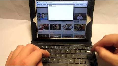 The new Apple iPad mini Bluetooth keyboard case review