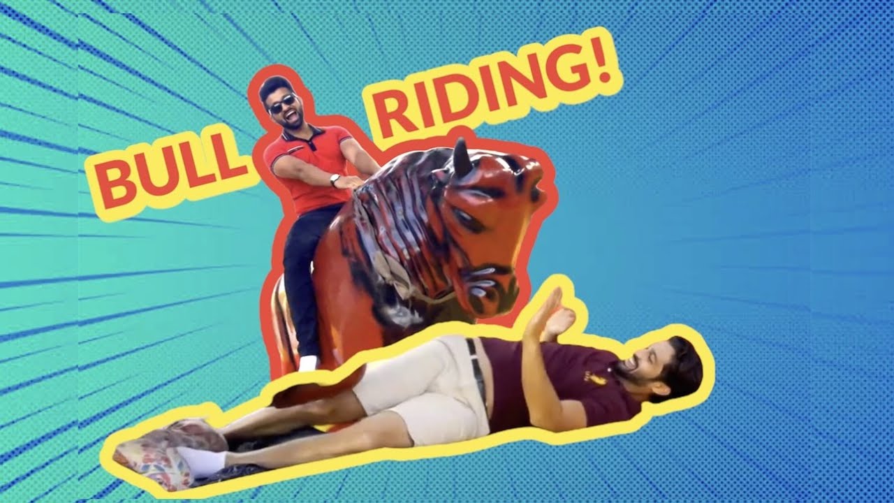 DhoomBros - Falling Off While Bull Riding! - YouTube