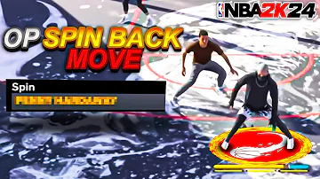 How to do STEEZO THE GOD BASIC 1 SPINBACK on NBA2K24!!! How to dribble like STEEZO THE GOD