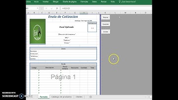 Como utilizar "Formato de cotizacion.xlsm"