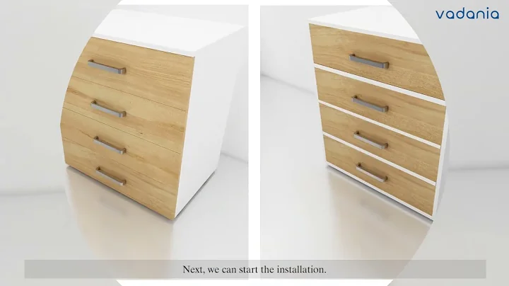 How to install  VADANIA Undermount Drawer Slide.