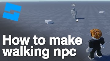 How to make walking NPC - Roblox Studio