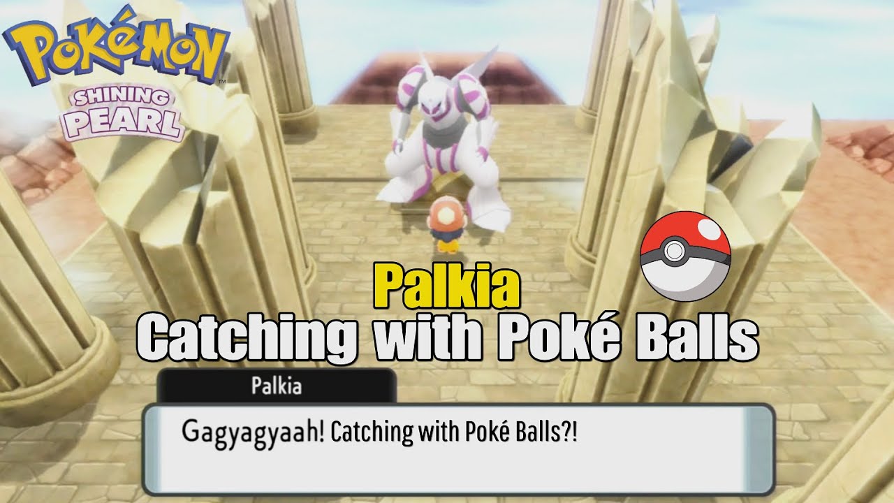 How to Palkia  Excellent and one time throw catch? 