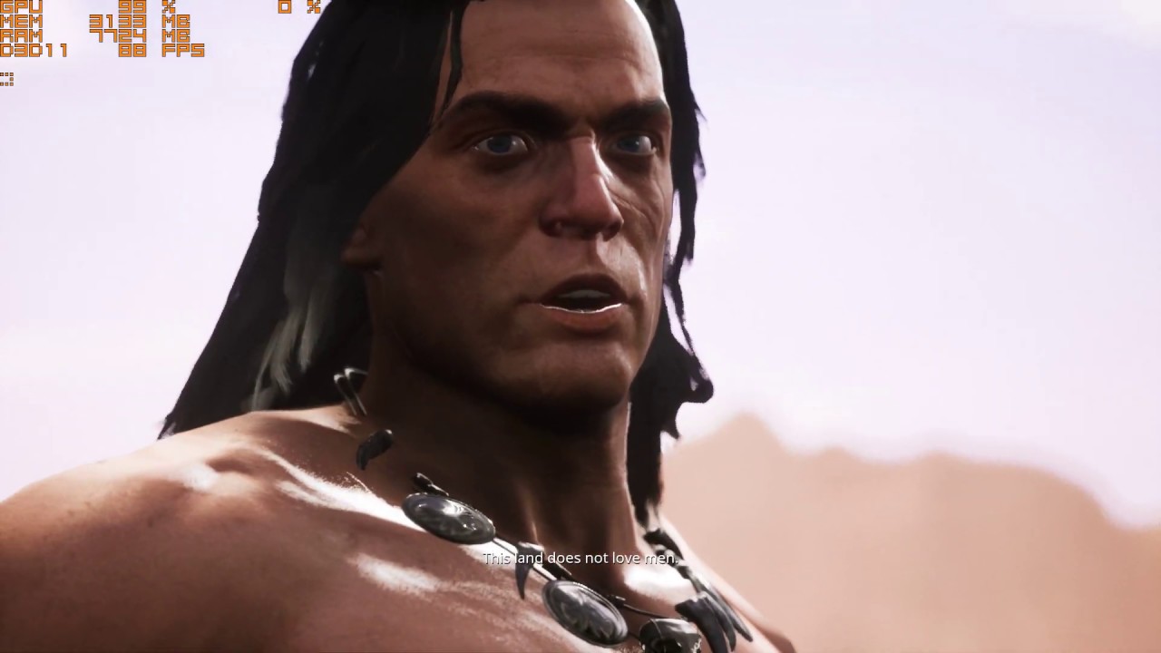 Conan Exiles - Ultra settings ASUS ROG GL703GM 17.3'' GTX1060 6GB