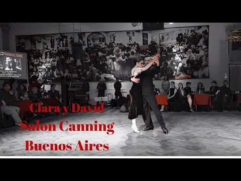 Tango exhibition at Salón Canning,  Buenos Aires,  Clara Silveira, David Samaniego