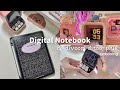 iPad note taking goodnotes📓 digital notebook template ft Divoom Ditoo plus 👾 bluetooth speaker
