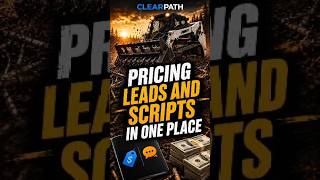 PRICING LEADS AND SCRIPTS IN ONE PLACE  #landclearing #forestrymulching #clearpathai #pricin #shorts